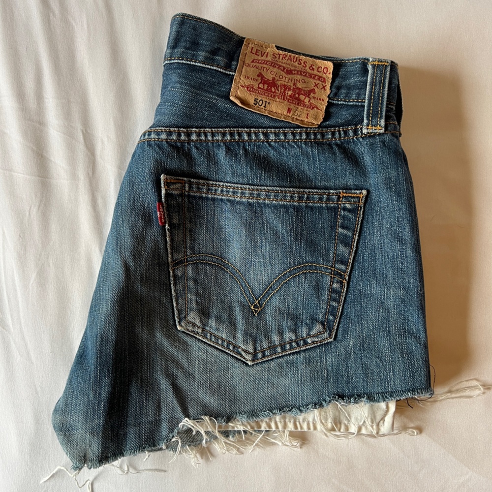 Levi’s 501 Jean Shorts Button Fly Size 32